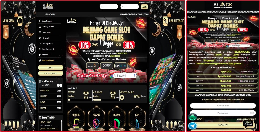 Bandar Situs Judi Online Terpercaya: Blacktogel