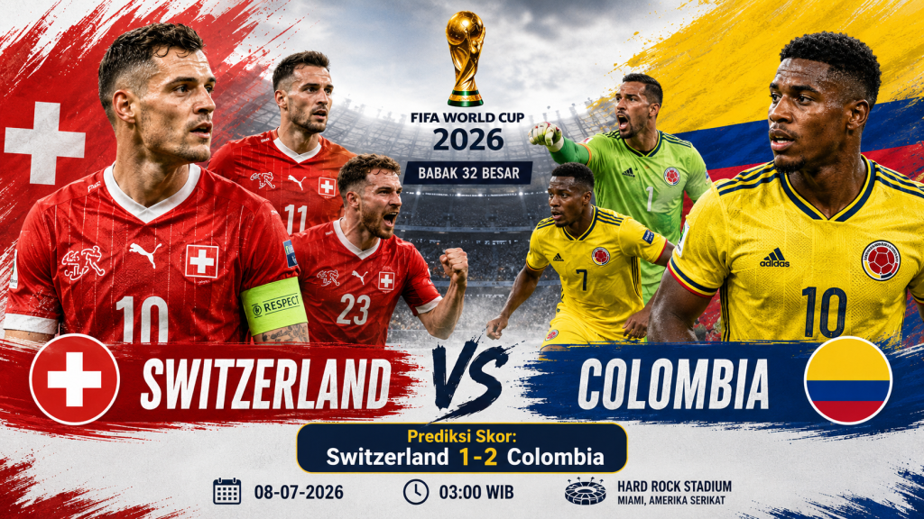 Prediksi Switzerland vs Colombia